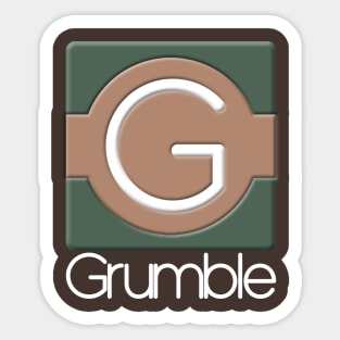 Grumble: A Goblin Dating Site Sticker